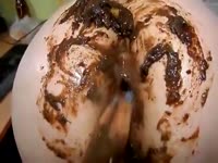 [ Scat Porn ] Slut gets fisted and shits herself